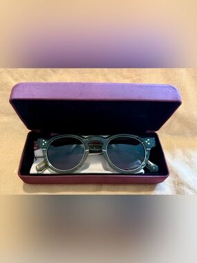 MR. LEIGHT Kennedy S Hunter Mens Round Full Rim Sunglasses